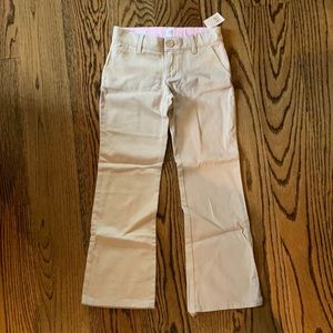 Girls size 7 khaki chinos - new with tags